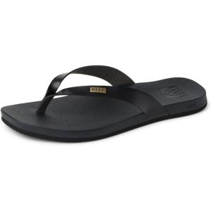 image:imageREEF Womens Cushion Lune Flip FlopsBlackBlack