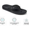 image:imageREEF Mens Cushion Spring Flip FlopsBlackGrey