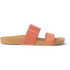 image:imageREEF Cushion Vista Womens Fashion Slide Sandal Vegan Leather Strap Ultra Soft Cushion FootbedMango Duo