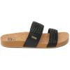 image:imageREEF Vista Braid II Womens Fashion Slide Sandal Vegan Leather Strap Ultra Soft Cushion FootbedBlackCork