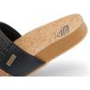 image:imageREEF Vista Braid II Womens Fashion Slide Sandal Vegan Leather Strap Ultra Soft Cushion FootbedBlackCork
