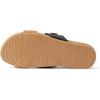 image:imageREEF Vista Braid II Womens Fashion Slide Sandal Vegan Leather Strap Ultra Soft Cushion FootbedBlackTan Braid