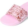 image:imageReef Girls Kids One Slide SandalPink Modern Floral