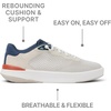 image:imageREEF Mens Shoreline Del Mar Shoe Breathable Knit Upper Lightweight amp Flexible Cushion Footbed Elastic LacesTanwhitenavy