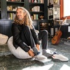 image:imageREEF Mens Shoreline Del Mar Shoe Breathable Knit Upper Lightweight amp Flexible Cushion Footbed Elastic LacesTanwhitenavy