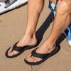 image:imageREEF Mens Fanning Bottle Opener Flip FlopsGunmetalocean