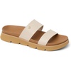 image:imageREEF Womens Vista Luxe Thea Platform SandalsParchment