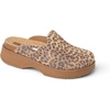 image:imageREEF Womens Vista Skye ClogsLeopard Suede