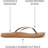 image:imageREEF Cushion Slim Womens SandalBronzebrown