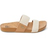 image:imageREEF Cushion Vista Womens SandalNatural Crochet Textile