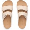 image:imageREEF Ojai Two Bar Womens Fashion Slide Sandal Premium Leather Soft Cushion FootbedNatural Leather