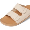 image:imageREEF Ojai Two Bar Womens Fashion Slide Sandal Premium Leather Soft Cushion FootbedNatural Leather