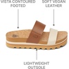 image:imageReef Cushion Vista Hi Womens Platform Fashion Sandal Arch Support Ultra Soft Cushion FootbedChocolate Duo