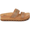 image:imageReef Cushion Vista Hi Womens Platform Fashion Sandal Arch Support Ultra Soft Cushion FootbedChocolate Raffia