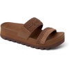 image:imageReef Cushion Vista Hi Womens Platform Fashion Sandal Arch Support Ultra Soft Cushion FootbedChocolateTan Braid