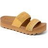 image:imageReef Cushion Vista Hi Womens Platform Fashion Sandal Arch Support Ultra Soft Cushion FootbedYellow Duo Braid