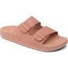 image:imageREEF Ojai Two Bar Womens Fashion Slide Sandal Premium Leather Soft Cushion FootbedCork