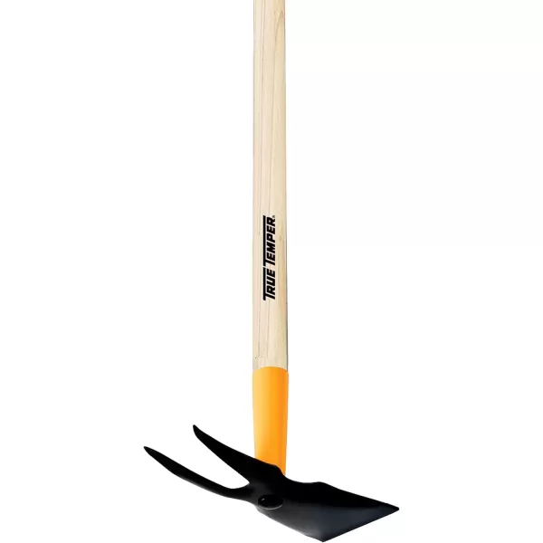 imageTrue Temper 28112100 2Prong Steel Weeder Hoe with 54 in Hardwood Handle with Cushion GripHardwood Handle Weeding Hoe