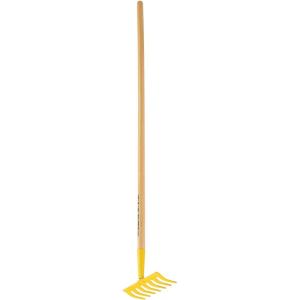 imageTrue Temper KGRM Kids 75 in Steel Head Garden Rake with 42 in Hardwood HandleKids Garden Rake