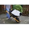 imageTrue Temper R6STFFEC 6 Cu Ft Steel Tray Wheelbarrow with Never Flat Tire ampamp Steel Handles BlackCART