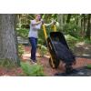 imageTrue Temper R6STFFEC 6 Cu Ft Steel Tray Wheelbarrow with Never Flat Tire ampamp Steel Handles BlackCART