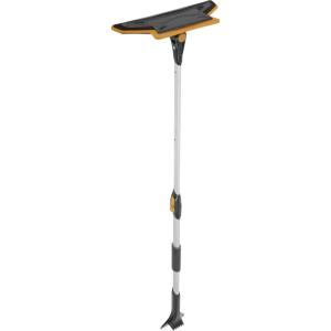 imageTrue Temper ABTT5212 Telescoping ScratchFree Snow Brush with End Scraper and Cushioned Grip 52Inch