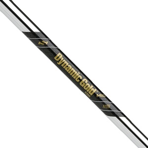 image:imageTRUE TEMPER Dynamic Gold MID 115 X100 XStiff Flex Iron Shafts  355 Taper Tip Choose Length370 Wedge