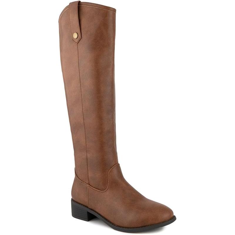 imageLONDON FOG Womens Irie Riding Boot Regular and Wide Calf colors availableCognac
