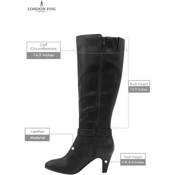 imageLondon Fog Womens Event Heeled Dress BootBlack