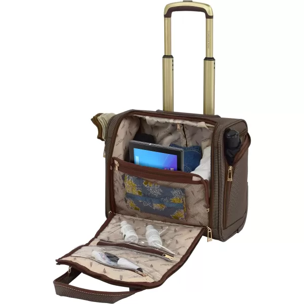 imageLondon Fog Liverpool Bronze Triweave 15quot Under The Seat Bag