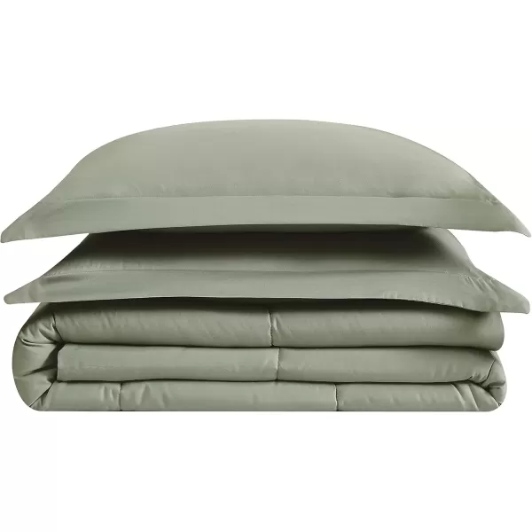 imageLondon Fog Garment Washed Solid Quilt Set Grey Microfiber 3Piece FullQueen Quilt Set Solid Themed Adult and Teen OekoTEX CertifiedGreen