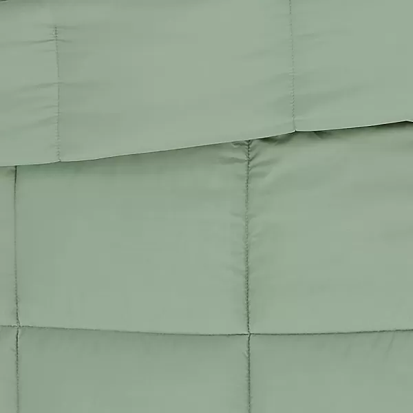 imageLondon Fog Garment Washed Solid Quilt Set Grey Microfiber 3Piece FullQueen Quilt Set Solid Themed Adult and Teen OekoTEX CertifiedGreen