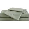 imageLondon Fog Garment Washed Solid Comforter Set Khaki Microfiber 2Piece Twin XL Comforter Set Solid Themed Adult and Teen OekoTEX CertifiedGreen