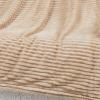 imageLondon Fog Corduroy Green Twin Blanket Textured Solid Color Adult Bedding OekoTEX CertifiedTan