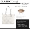imageLONDON FOG MILLANA Tote Bag for Women Vegan Leather Shoulder Bag