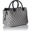 imageLondon Fog Kate Satchel BlackWhite Logo