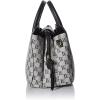 imageLondon Fog Kate Satchel BlackWhite Logo