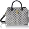 imageLondon Fog Kate Satchel BlackWhite Logo