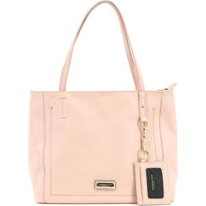 imageLONDON FOG QUENDI Tote Bag for Women Vegan Leather Shoulder Bag with ID Wallet