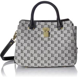 imageLondon Fog Kate Satchel BlackWhite Logo