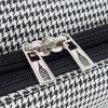 imageLondon Fog Oxford III 8Wheel Under Seat Bag BlackWhite CarryOn 15InchBlackWhite