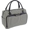 imageLondon Fog Oxford III Cabin Bag BlackWhite CarryOn 17Inch