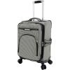 imageLondon Fog Oxford III Expandable Spinner Olive CarryOn 20InchBlackWhite