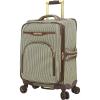 imageLondon Fog Oxford III Expandable Spinner Olive CarryOn 20InchOlive