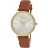 imageLondon Fog Womens Round Face 33mm Piccadilly Pink Strap Watch LF001Tan