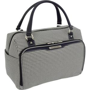 imageLondon Fog Oxford III Cabin Bag BlackWhite CarryOn 17Inch