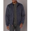 imageLONDON FOG Mens Faux Suede BomberNavy