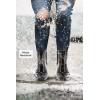 imageLONDON FOG Womens Prite High Heeled Rain BootBlack