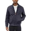 imageLONDON FOG Mens Faux Suede BomberNavy