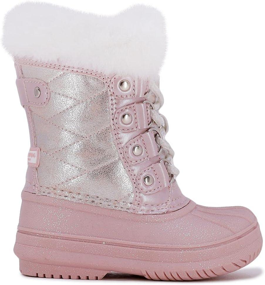 imageLONDON FOG Girls Toddler Endfield Cold Weather Warm Lined Snow BootBlush